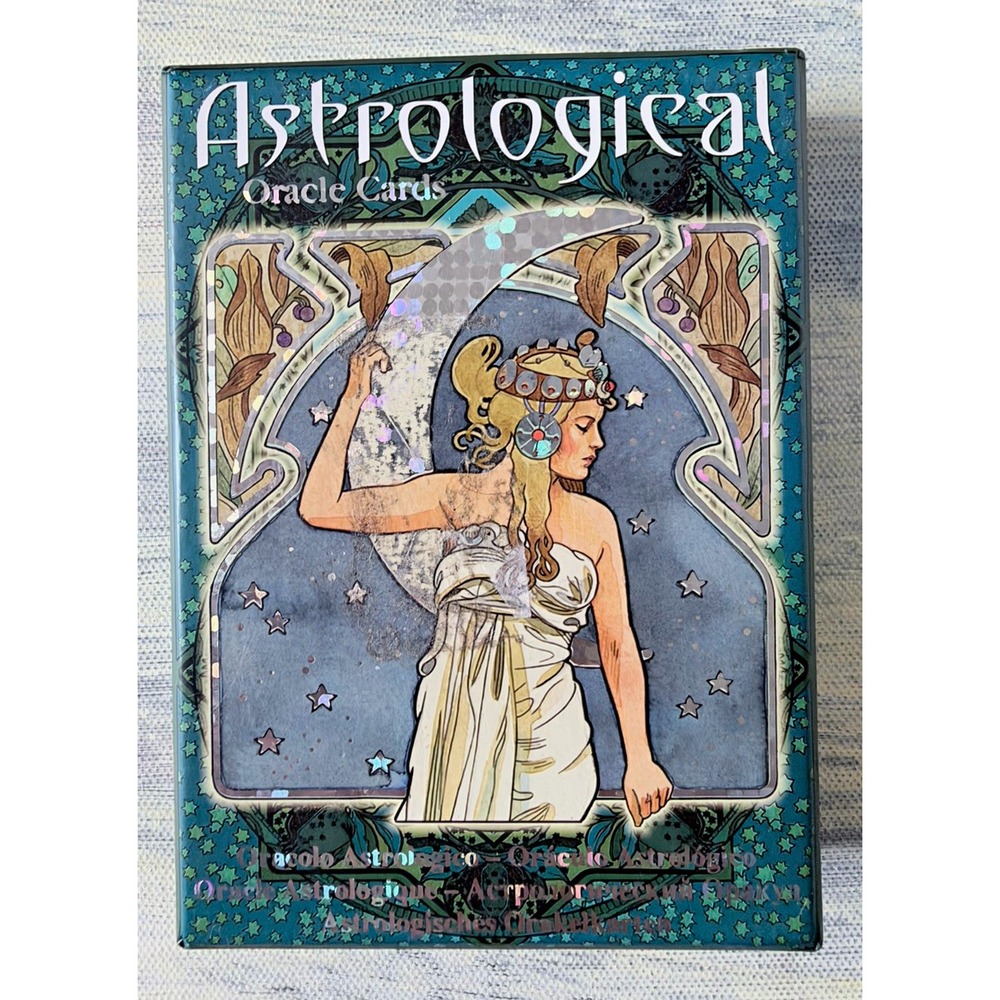 Astrological Oracle Cards Lunaea Weatherstone Lo Scarabeo 2012 Complete 22 Card